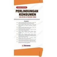 Undang-undang perlindungan konsumen (UU RI No. 8 tahun 1999)