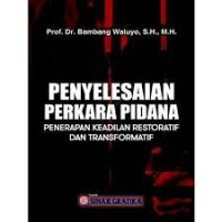 Penyelesaian perkara pidana
