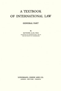 A Textbook Of International Law