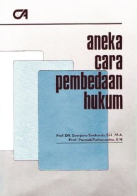 Aneka cara pembedaan hukum