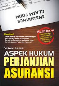 Aspek hukum perjanjian asuransi