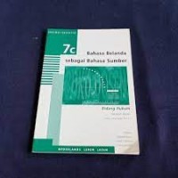 Bahasa belanda sebagai bahasa sumber