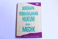 Beberapa permasalahan hukum dan medik
