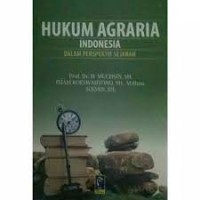 Hukum agraria indonesia dalam perspektif sejarah