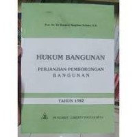 Hukum bangunan perjanjian pemborongan bangunan