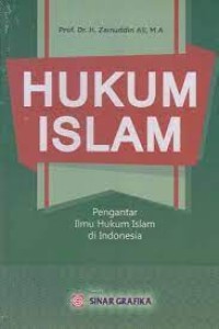 Hukum Islam : pengantar ilmu hukum di Indonesia