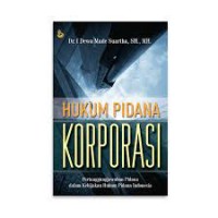 Hukum pidana korporasi