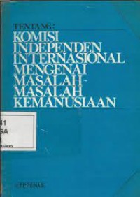 Komisi independen internasional mengenai masalah - masalah kemanusiaan