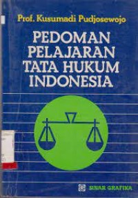 Pedoman pelajaran tata hukum indonesia