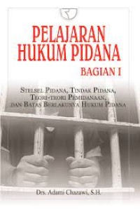 Pelajaran hukum pidana 1