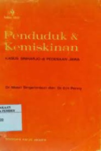Penduduk & kemiskinan kasus sriharjo di pedesaan jawa