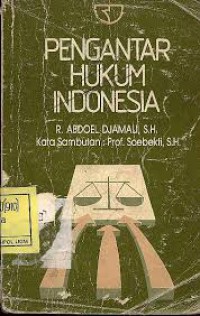 Pengantar hukum indonesia