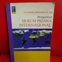 Pengantar hukum pidana internasional