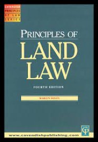 Principles of Land Law Fourth Edition