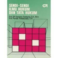 Sendi-sendi ilmu hukum dan tata hukum