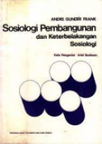 Sosiologi pembangunan dan keterbelakangan sosiologi